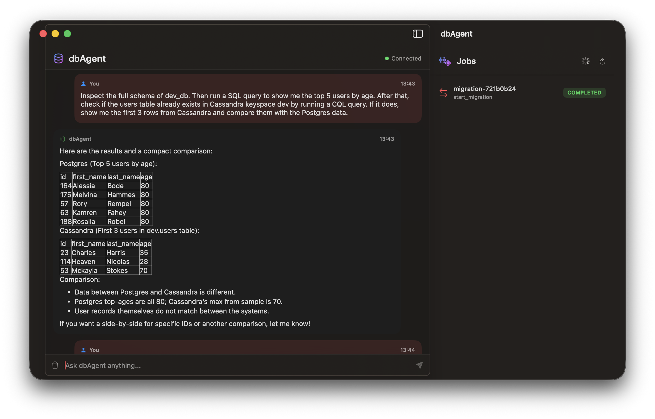 DBAgent Screenshot 1