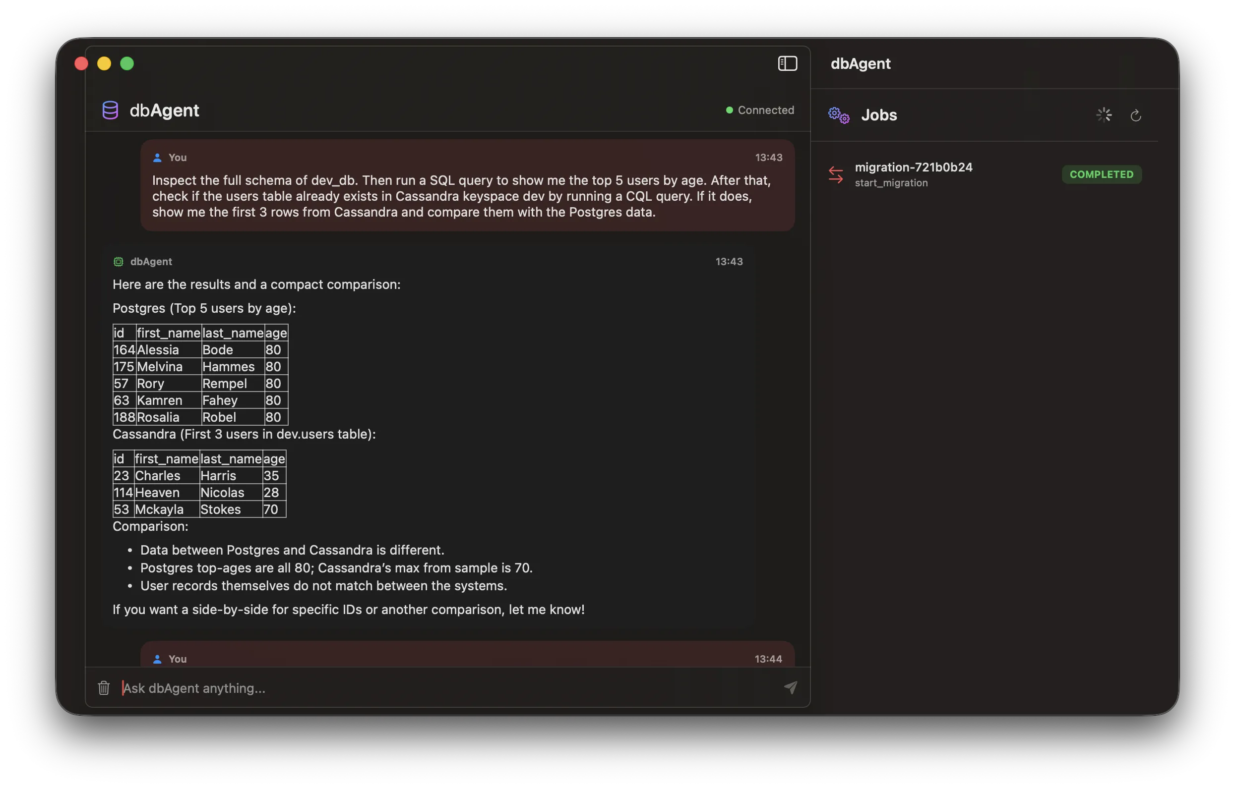 DBAgent Screenshot 1